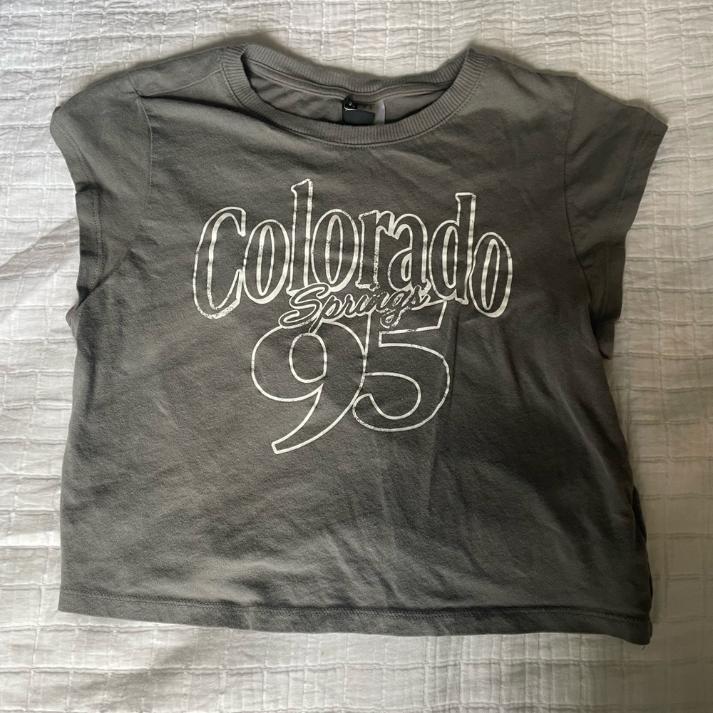 Cropped Colorado Springs Tee